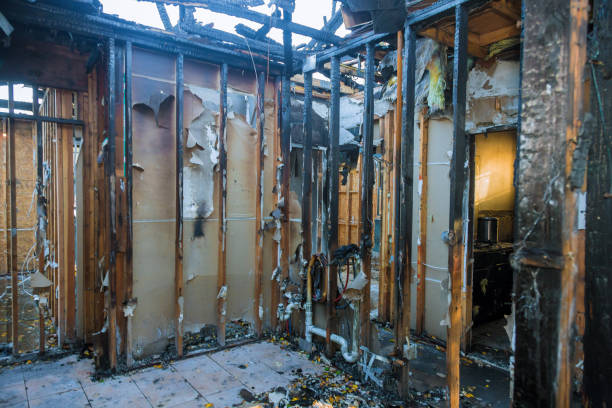 Professional Fire Damage Repair technician working in Hudson, OH